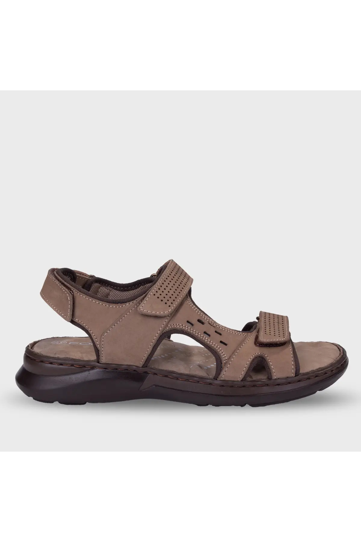 Forelli 40526 Erkek Comfort Sandalet Kahverengi