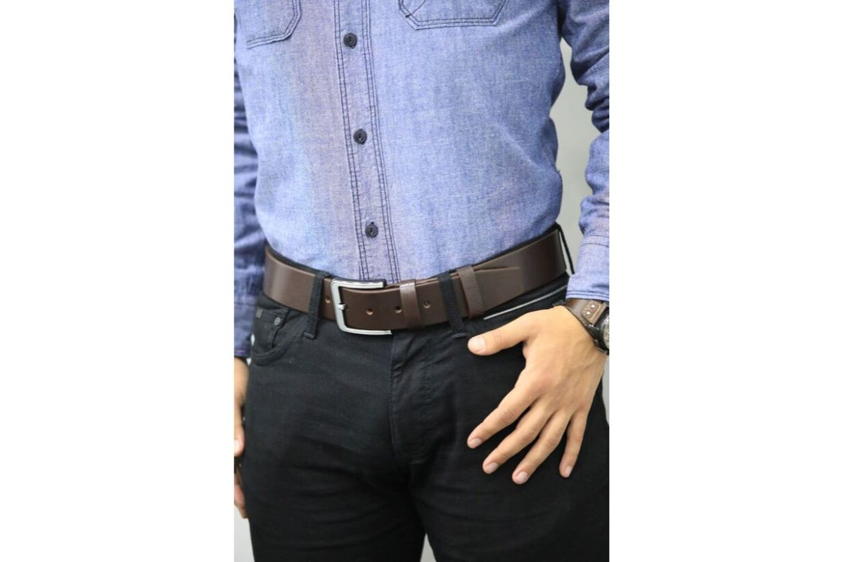 Guard K-133 K.E.G.319.000 S245 Kahve Erkek Spor Kemer Hakiki Deri Kahverengi