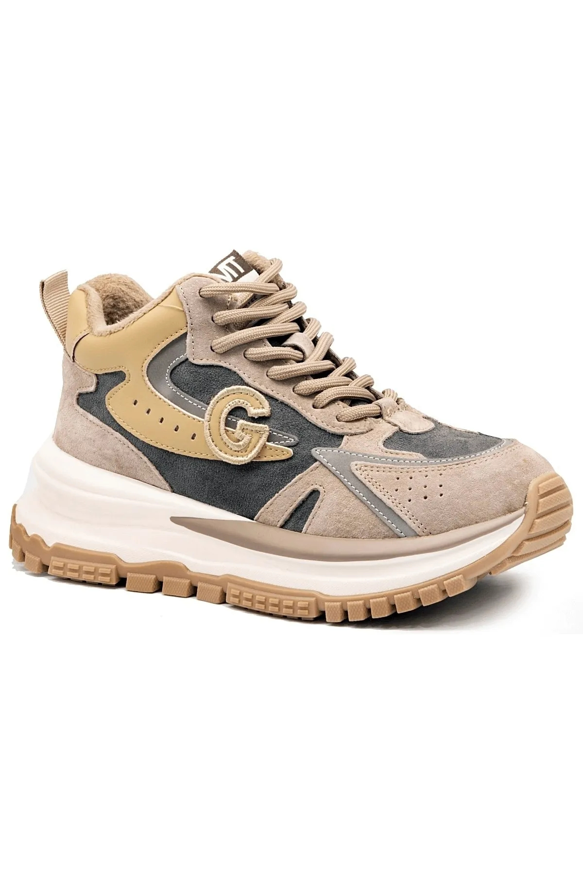 Guja 23K334-1 Kadın Sneakers Günlük Kullanım Ayakkabı Karamel Kahverengi