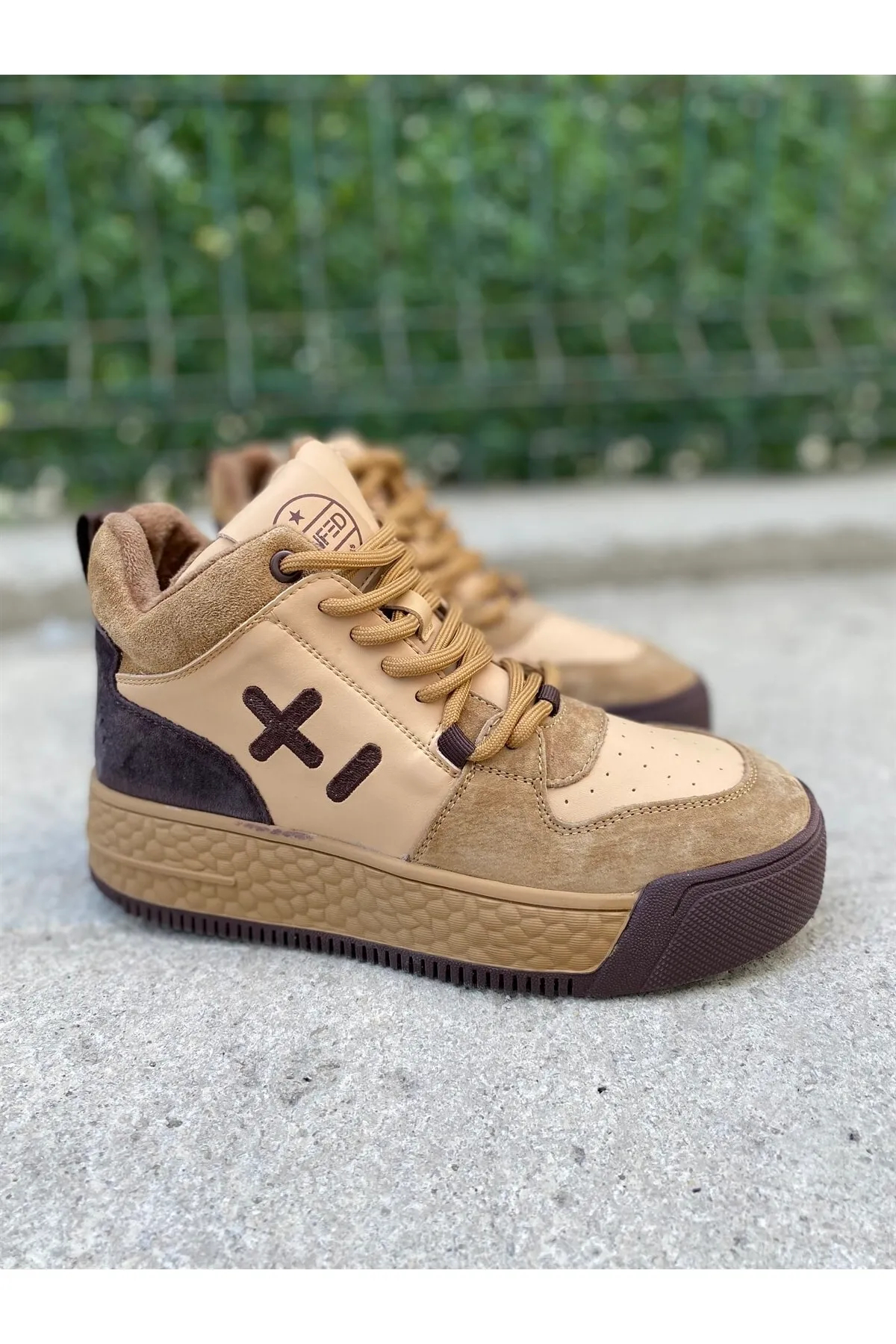 Guja 23K359-7 Kadın Sneakers Günlük Giyim Camel