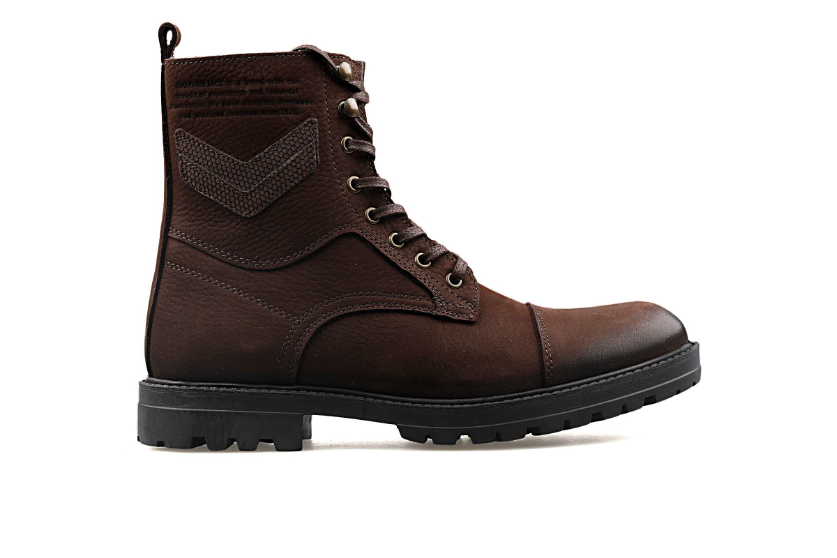 Hummer Jack Merdane 10217640-M Erkek Deri Bot Kahverengi