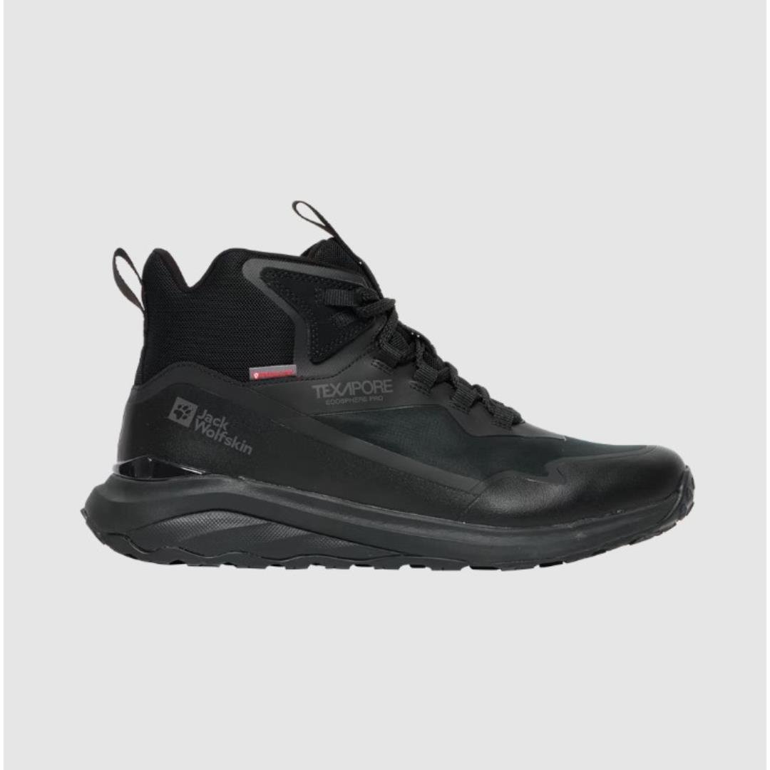 Jack Wolfskin A62295_6350 DRAMOVENTURE WT TEXAPORE MID M Erkek Outdoor Bot Siyah