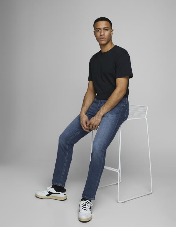 Jack&Jones 12152347 JJIGLENN JJORIGINAL AM 814 Erkek Kot Pantolon Mavi