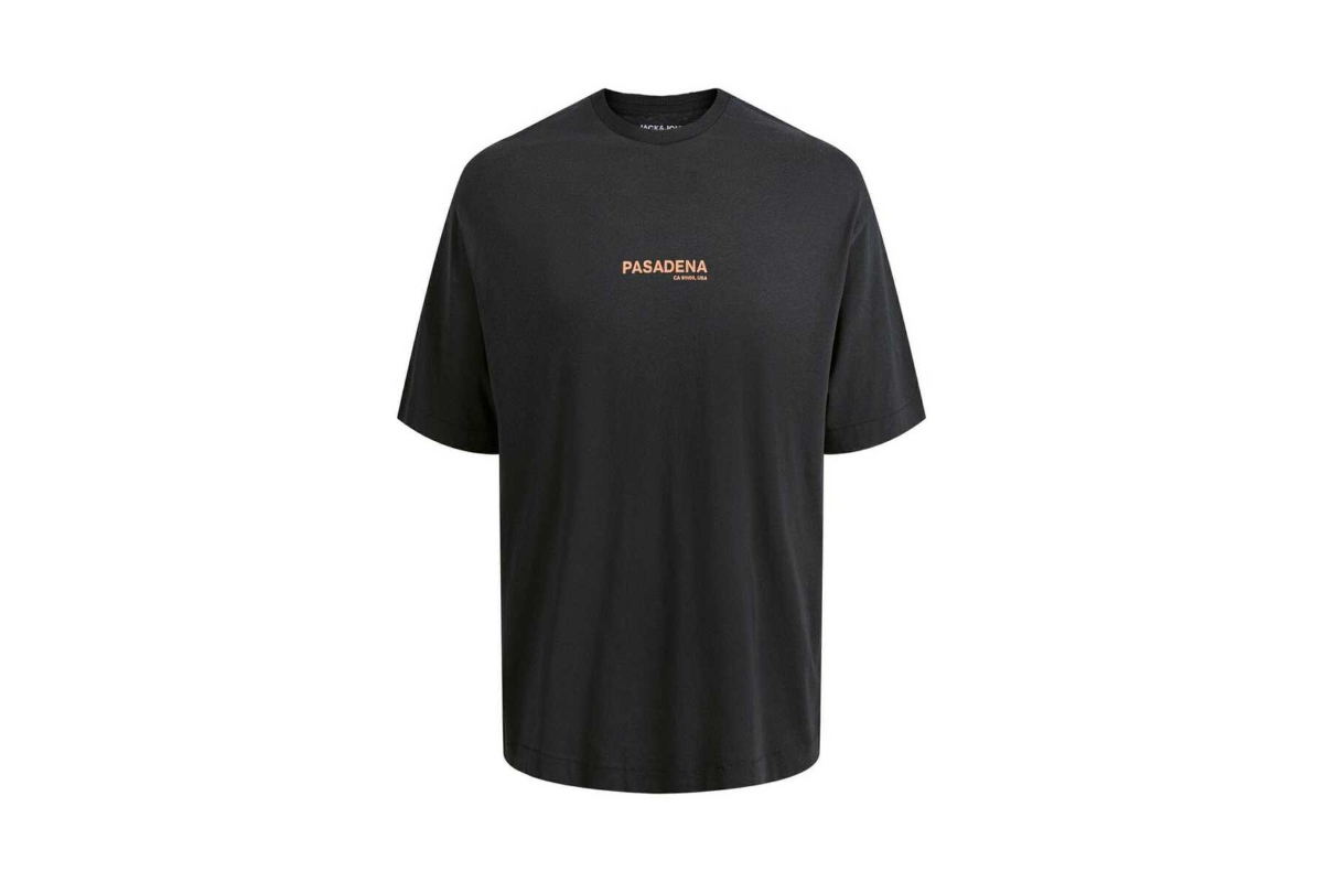 Jack&Jones 12210401 Tap Shoe Erkek T-Shirt Siyah