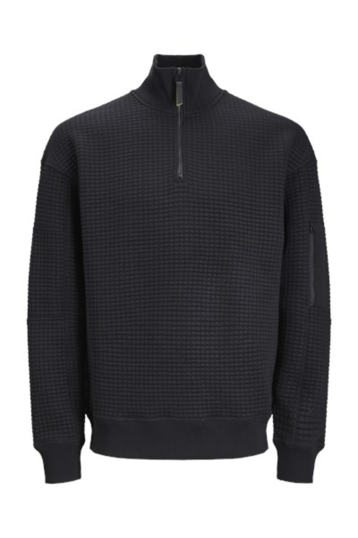 Jack&Jones 12245404 JCOBLACK Erkek Sweat Siyah