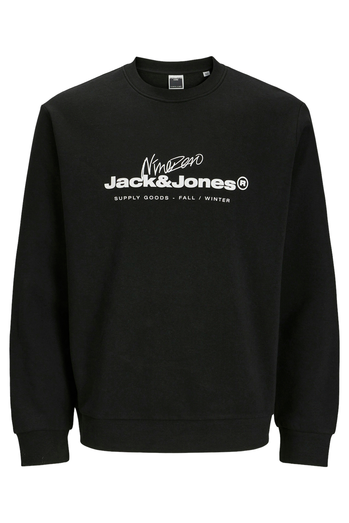 Jack&Jones 12275174 JCOTABI SWEAT CREW NECK Erkek Sweatshirt Siyah