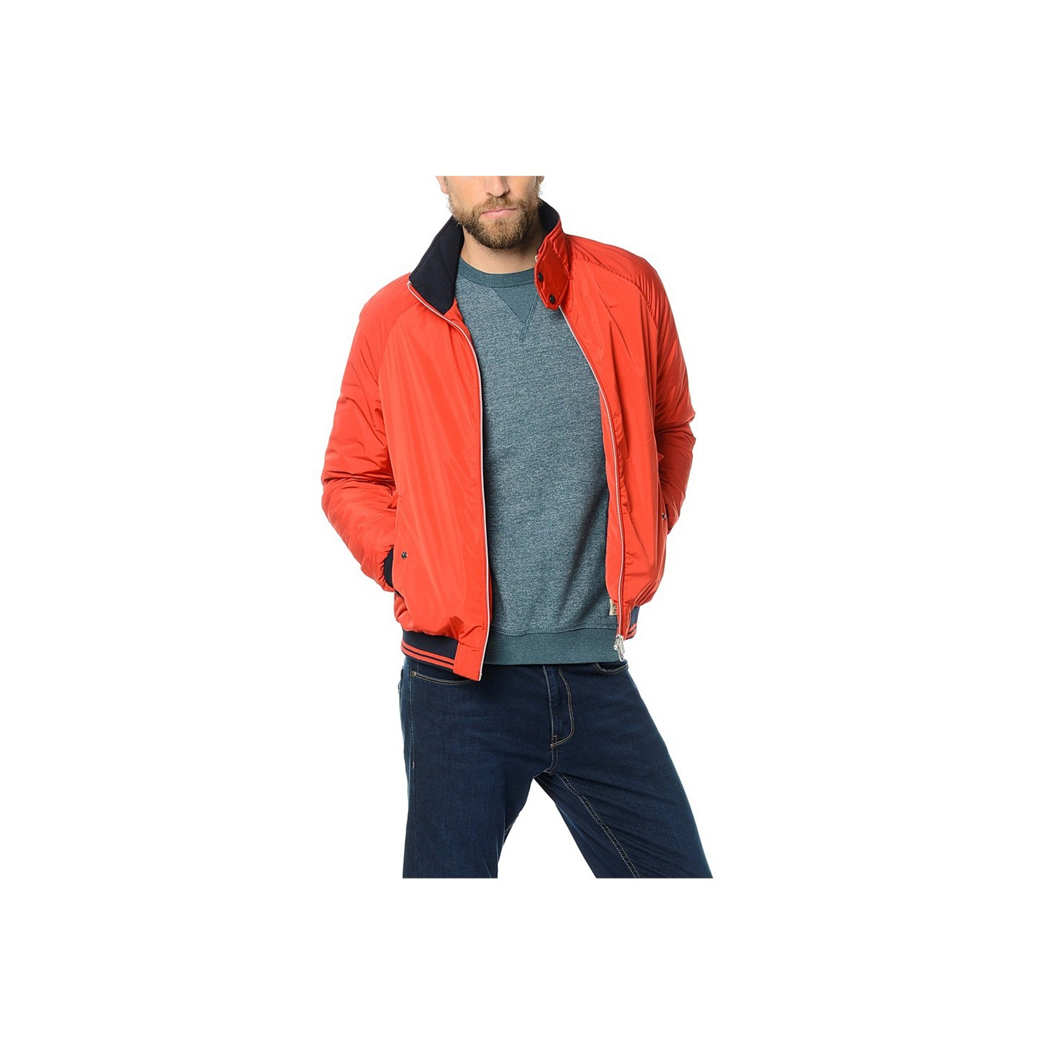 Jack&Jones jjcoMiles Bomber Jacket 12094227 Erkek Kırmızı Mont Kırmızı
