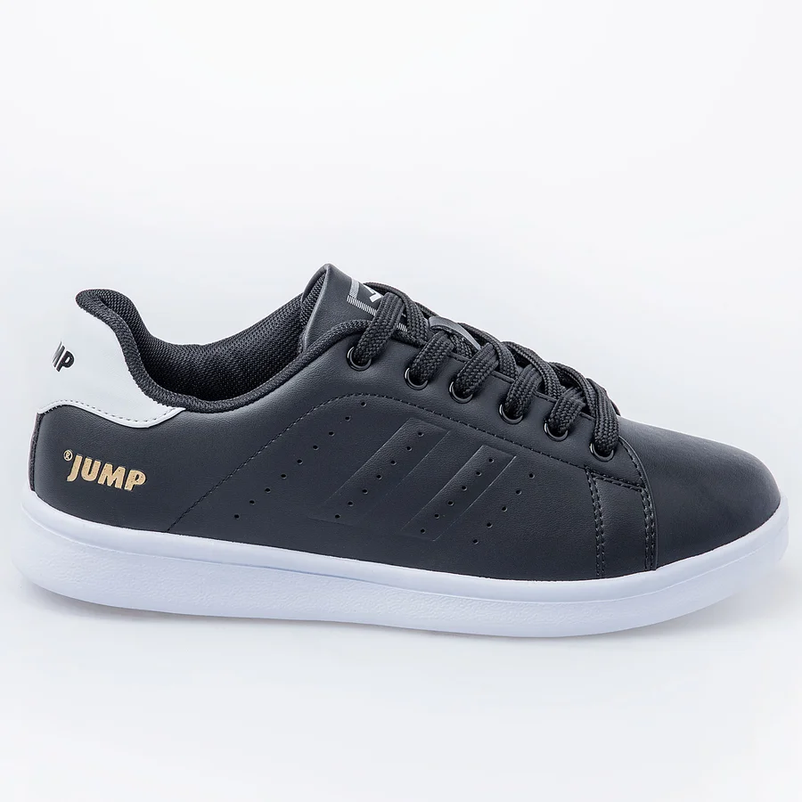 Jump 15306-C JA315306128CT Siyah Kadın Günlük Ayakkabı Siyah Beyaz