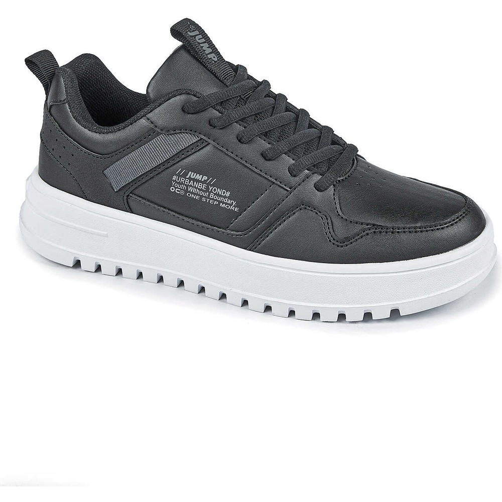 Jump 27431-C  Erkek Sneaker Günlük Spor Ayakkabı Siyah