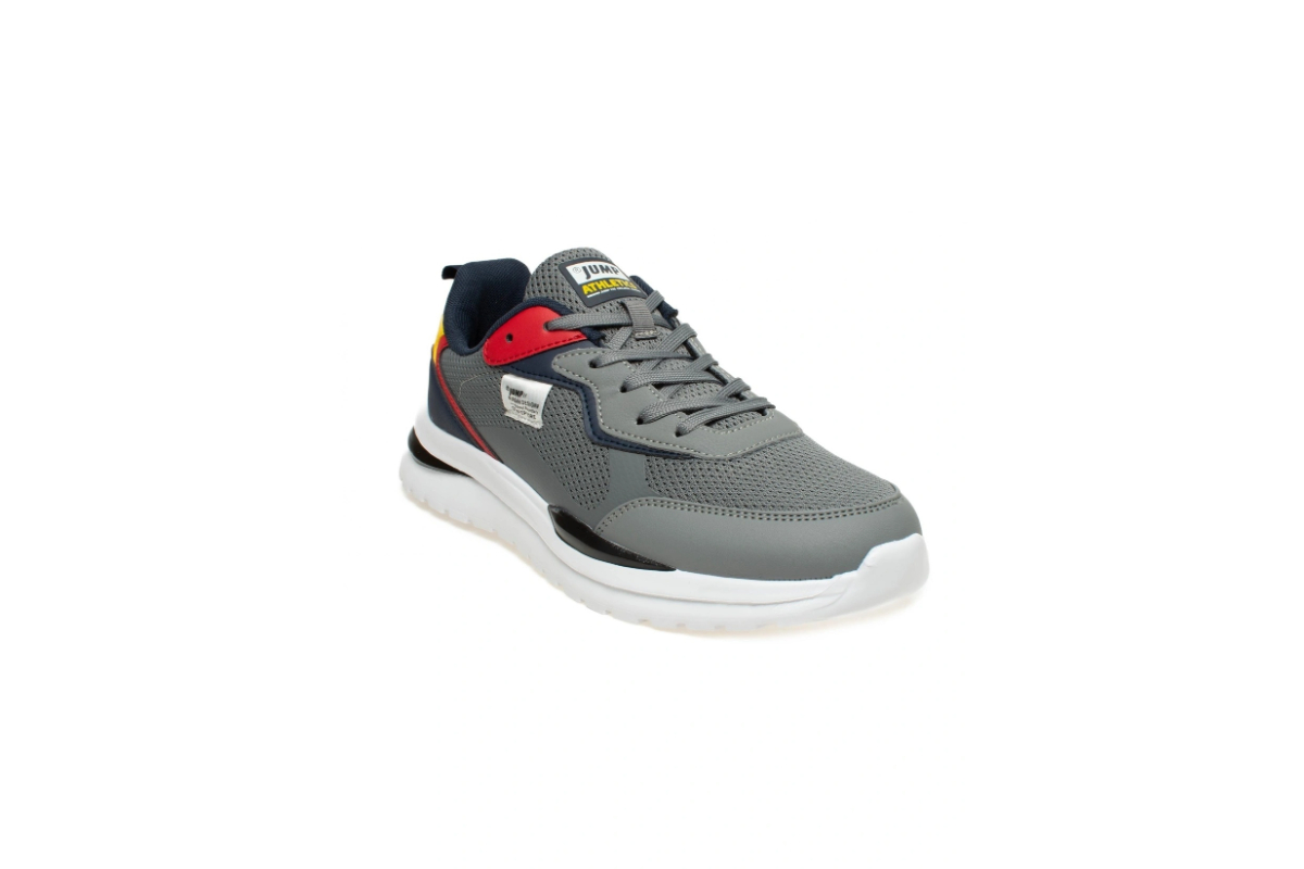 Jump 27985/C L Grey Orange Yellow Erkek Yürüyüş Ayakkabısı Gri Turuncu