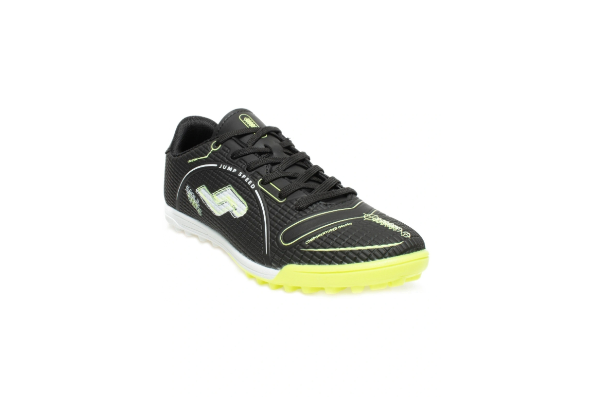 Jump 28006 B-BLACK NEON GREEN Erkek Halı Saha Siyah Yeşil
