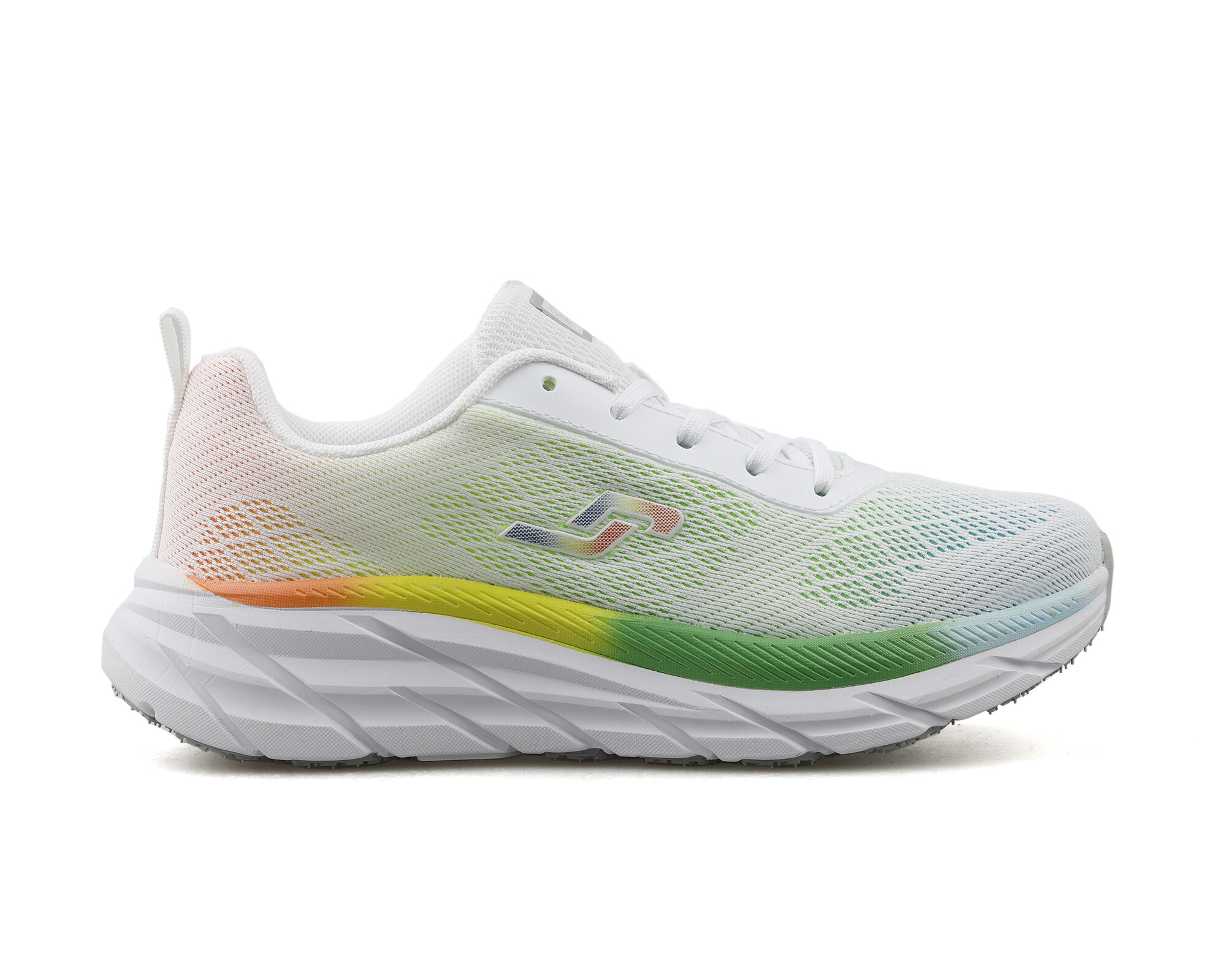 Jump 28052 A-White Yellow Mint Kadın Yürüyüş Ayakkabısı Beyaz Yeşil