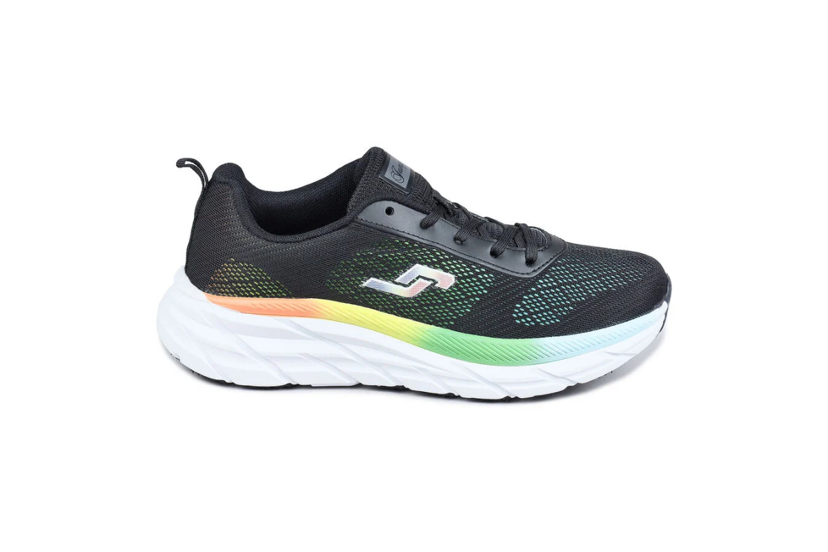 Jump 28052 E-Black White Kadın Yürüyüş Ayakkabısı Siyah