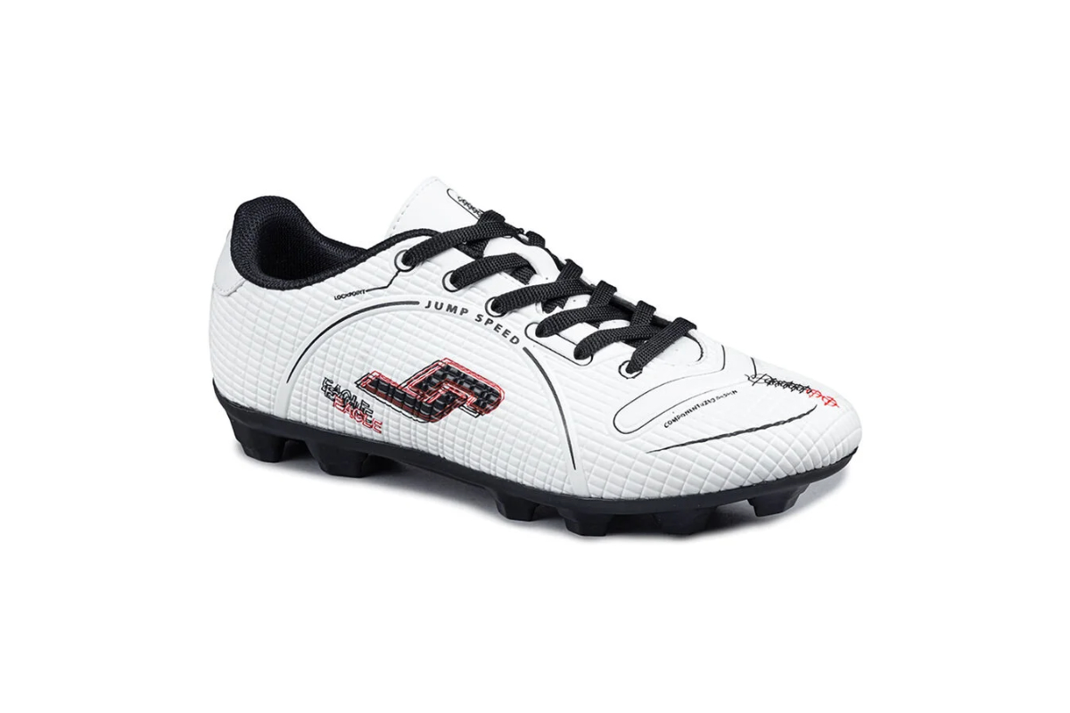Jump 28223/E White Red Navy MERDANE  Erkek Halı Saha Ayakkabısı Beyaz