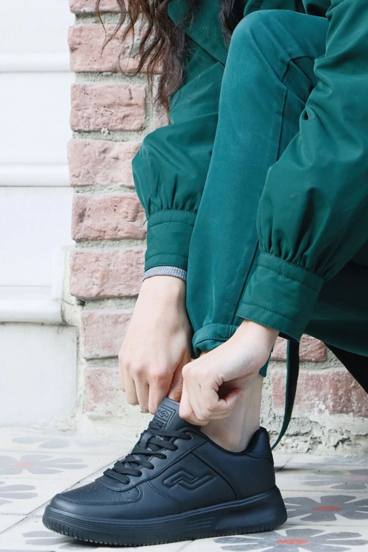 Jump JM-21516-B JA321516121BT Siyah  Kadın Günlük Giyim Ayakkabı Siyah