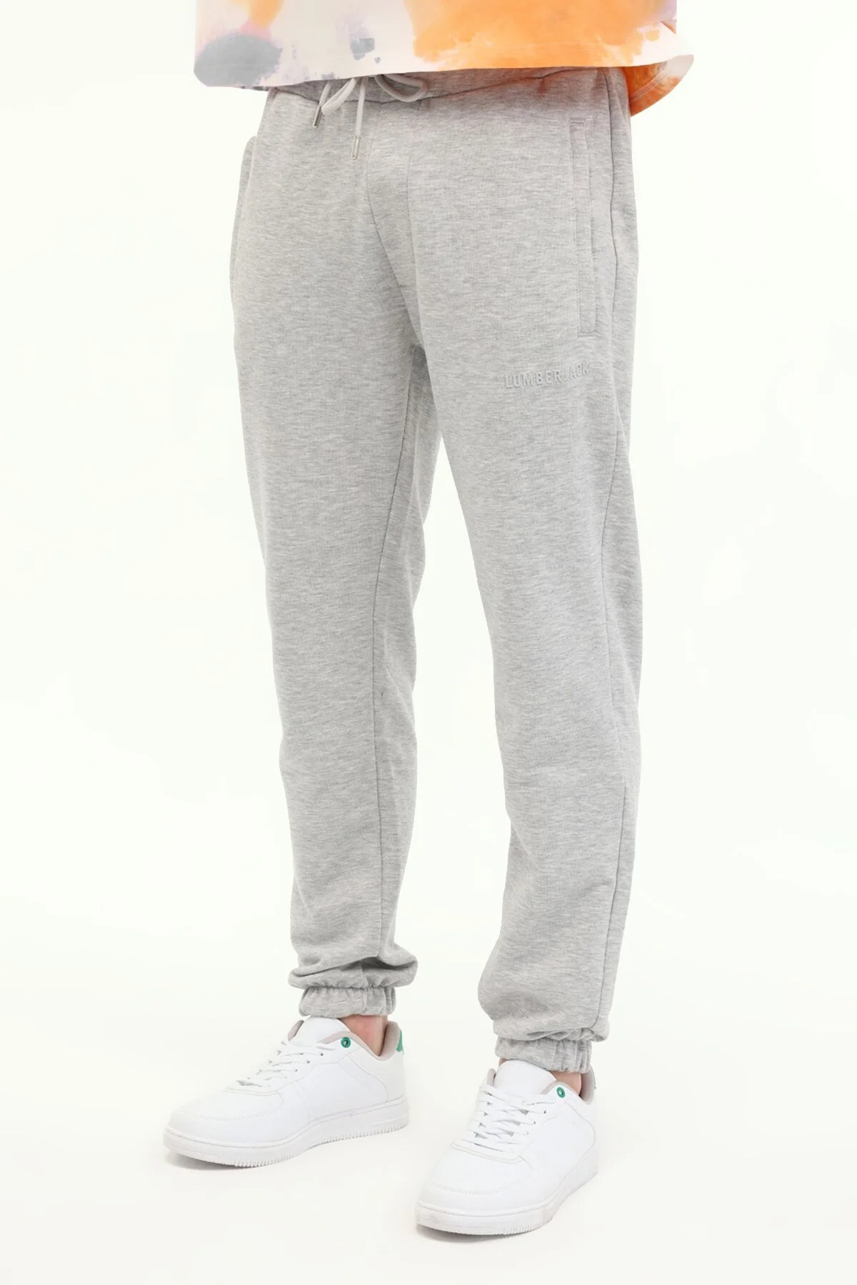 Lumberjack 101939594 MB ROS 22HS111 5FX Erkek Alt Eşofman Gri