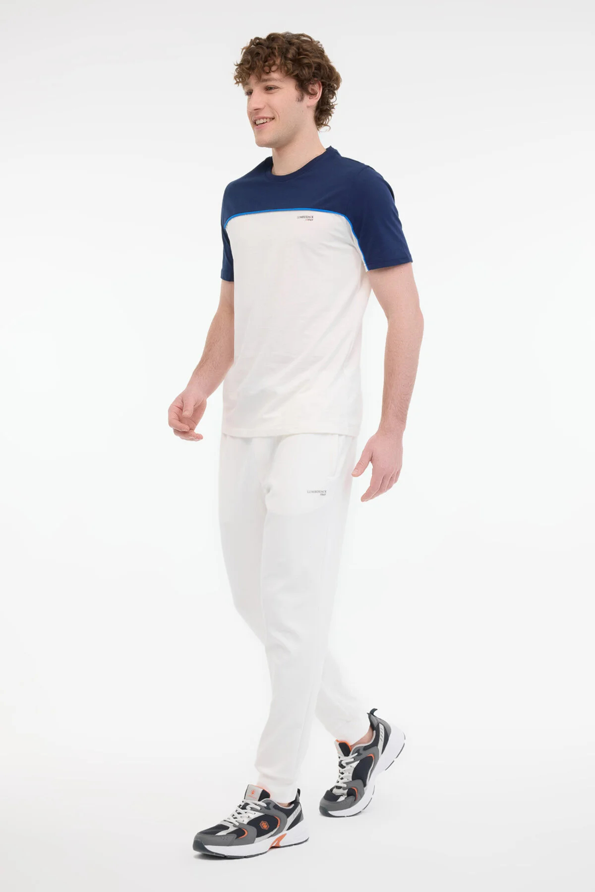 Lumberjack101940240 ML JOSE 22ITL617 5FX Erkek Alt Eşofman Beyaz