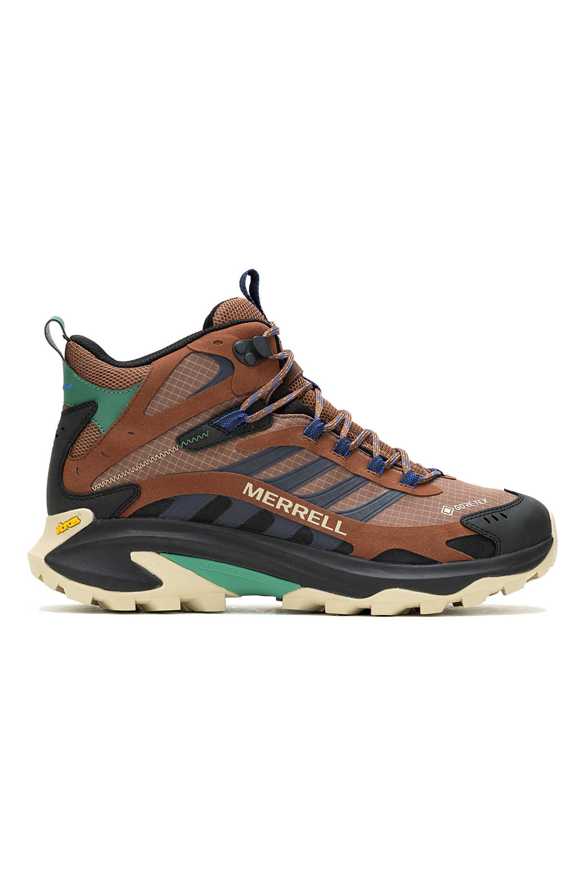 Merrell J037509 MOAB SPEED 2 MID GTX Erkek Outdoor Yürüyüş Botu Kahve siyah
