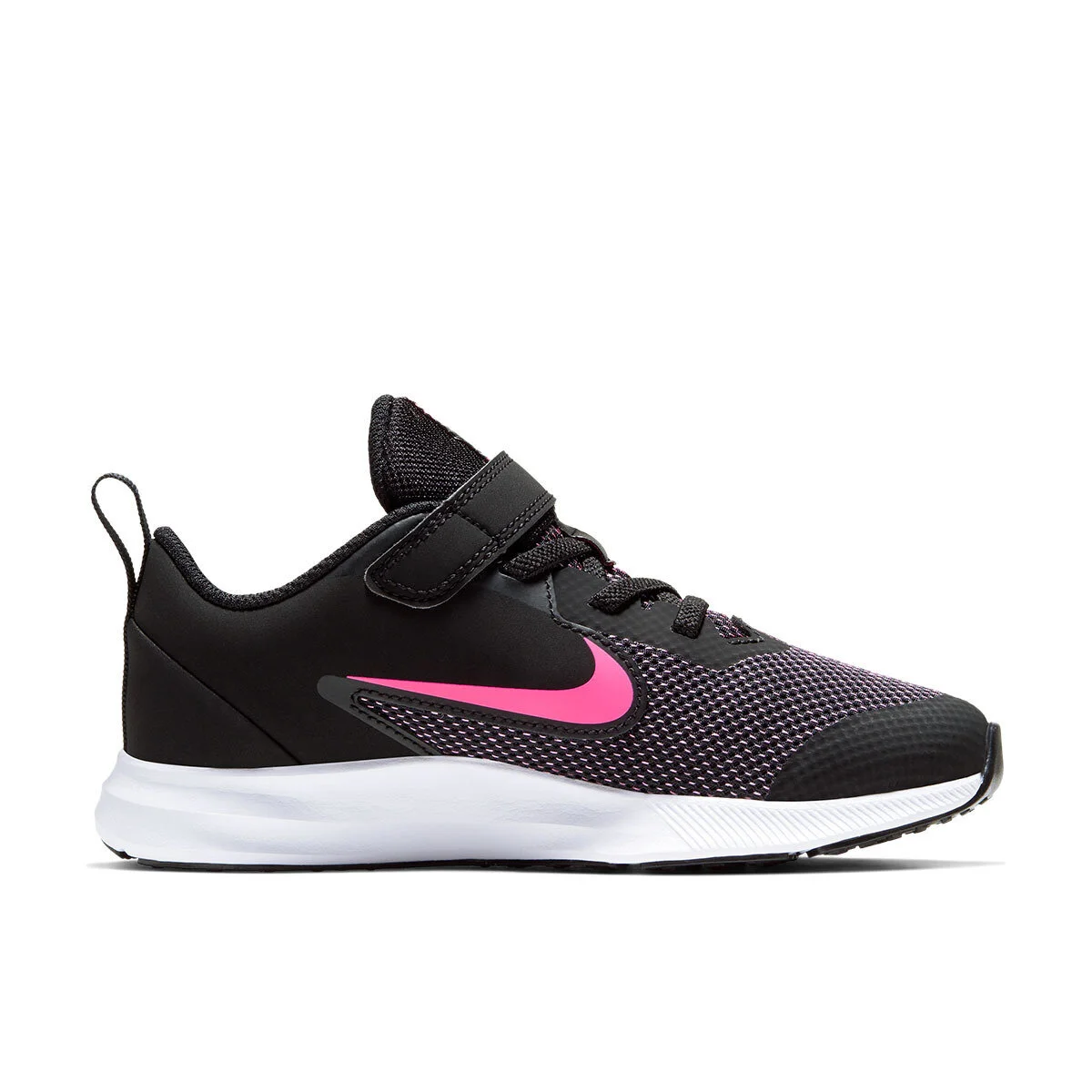 Nike Downshifter 9 (PSV) Kız Çocuk Ayakkabısı Siyah Pembe