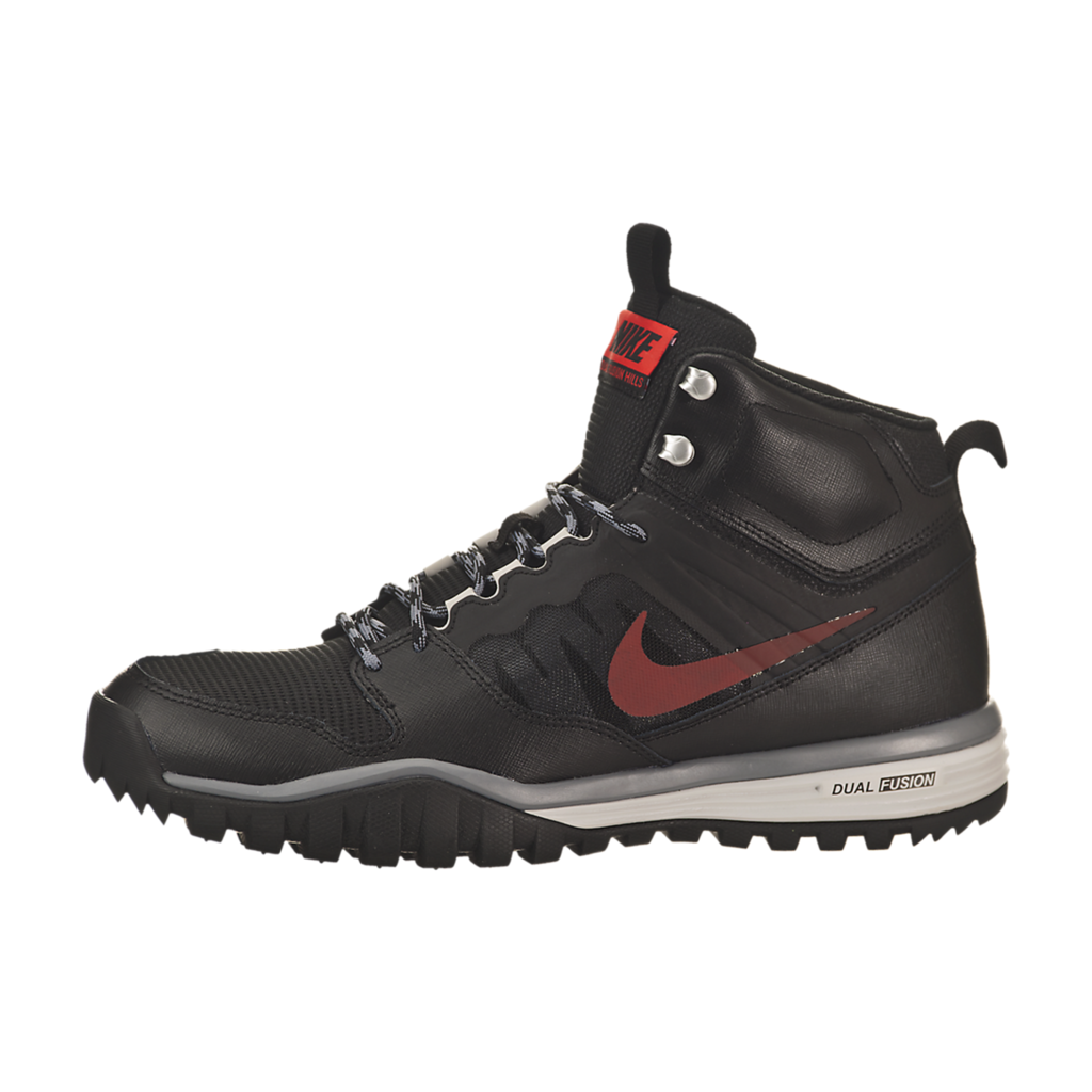 Nike Dual Fusion Hills Erkek Yürüyüş Ayakkabısı Siyah Kırmızı