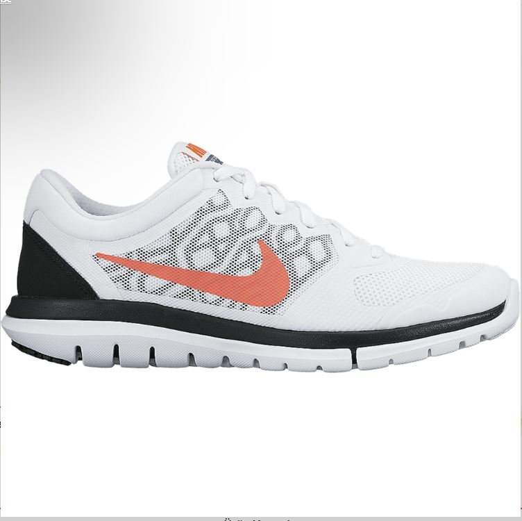 Nike RN 709021 101 Wmns Flex 2015 Kadın Yürüyüş Ayakkabısı Beyaz Pembe