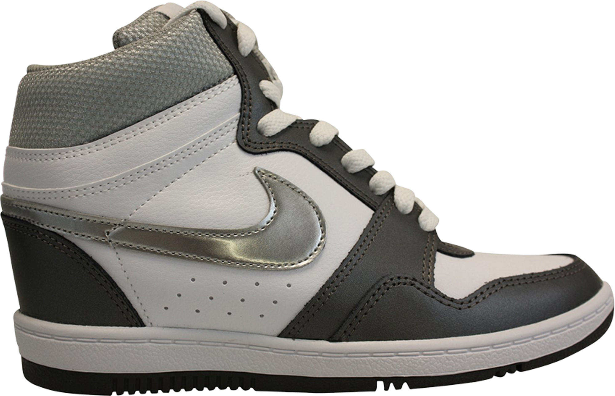 Nike Wmns Force Sky High 629746 103 Kadın Günlük Ayakkabı beyaz gri