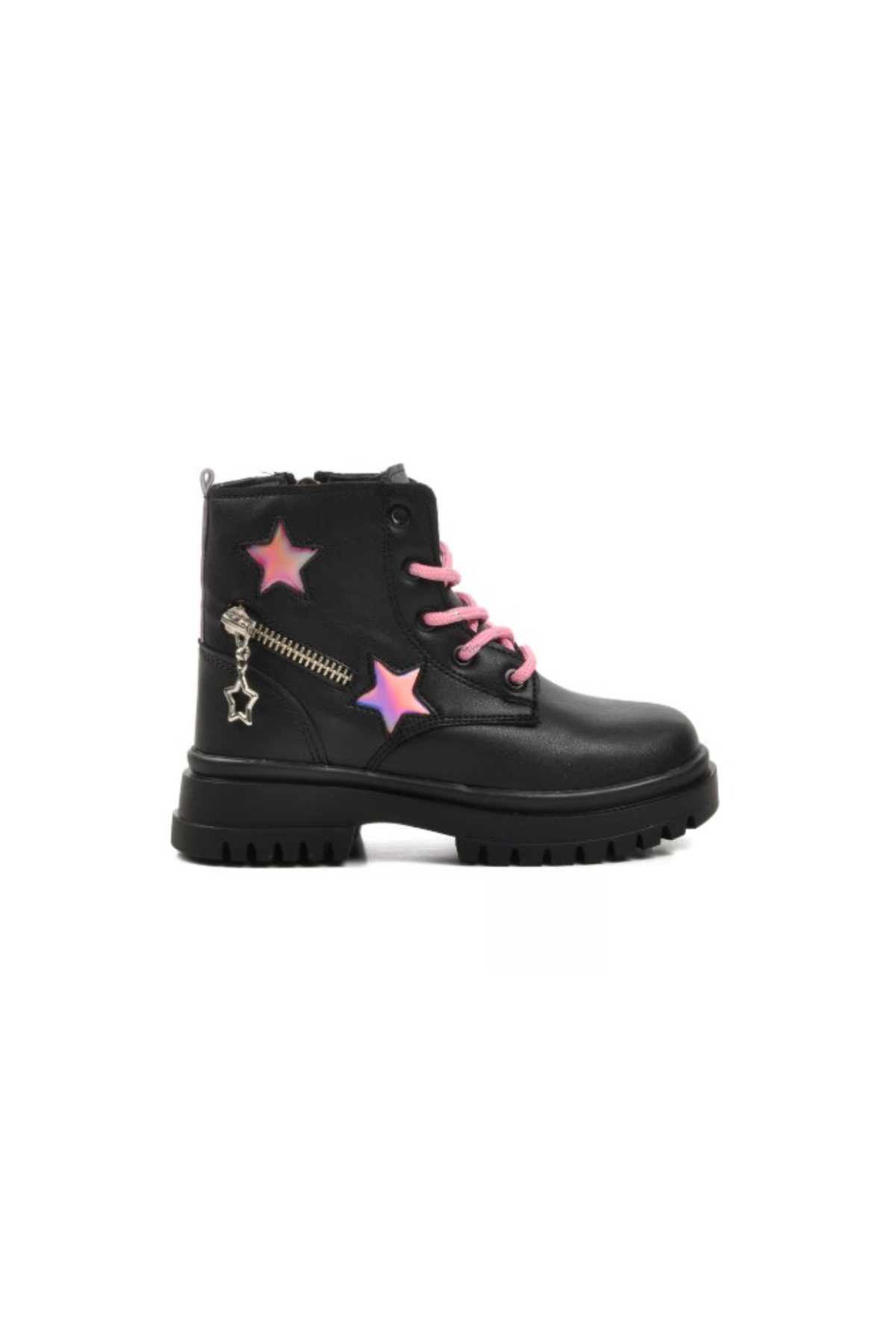 Pepino 1525 Filet Kız Çocuk Botu Siyah Pembe