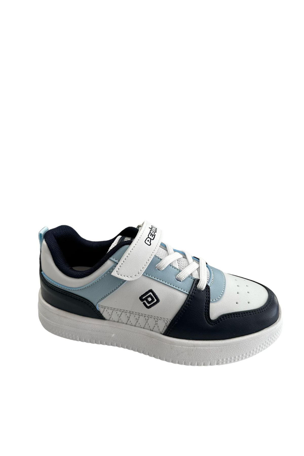 Pepino 1603 Cırtlı Erkek Çocuk Sneaker Ayakkabı Beyaz Lacivert