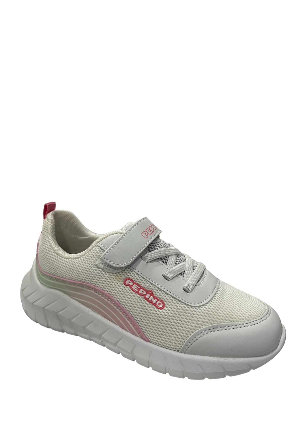 Pepino FY23-1423 Beyaz Su YEşili Kız Çocuk Spor Ayakkabı Beyaz Pembe
