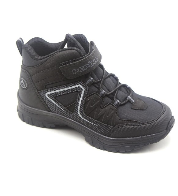 Pepino Kids 1356 FK22-Filet Siyah Füme Erkek Çocuk Bot Siyah