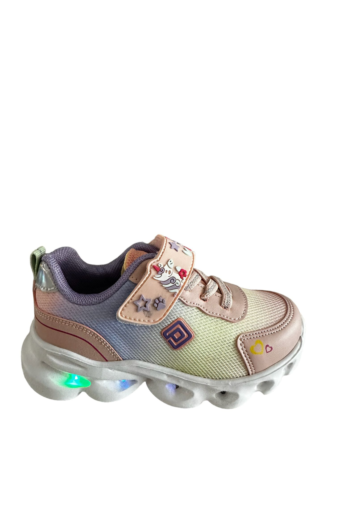 Pepino PY23-1415 Pudra Lila Kız Çocuk  Spor Ayakkabı pudra