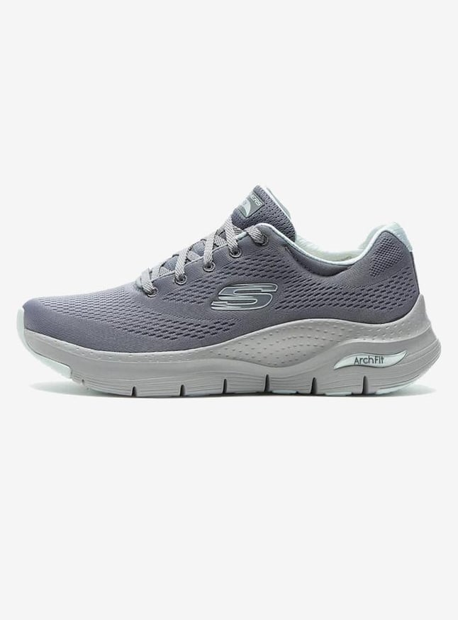 Skechers 149057TK/GYMN ARCH FIT Kadın Spor Ayakkabısı Gri