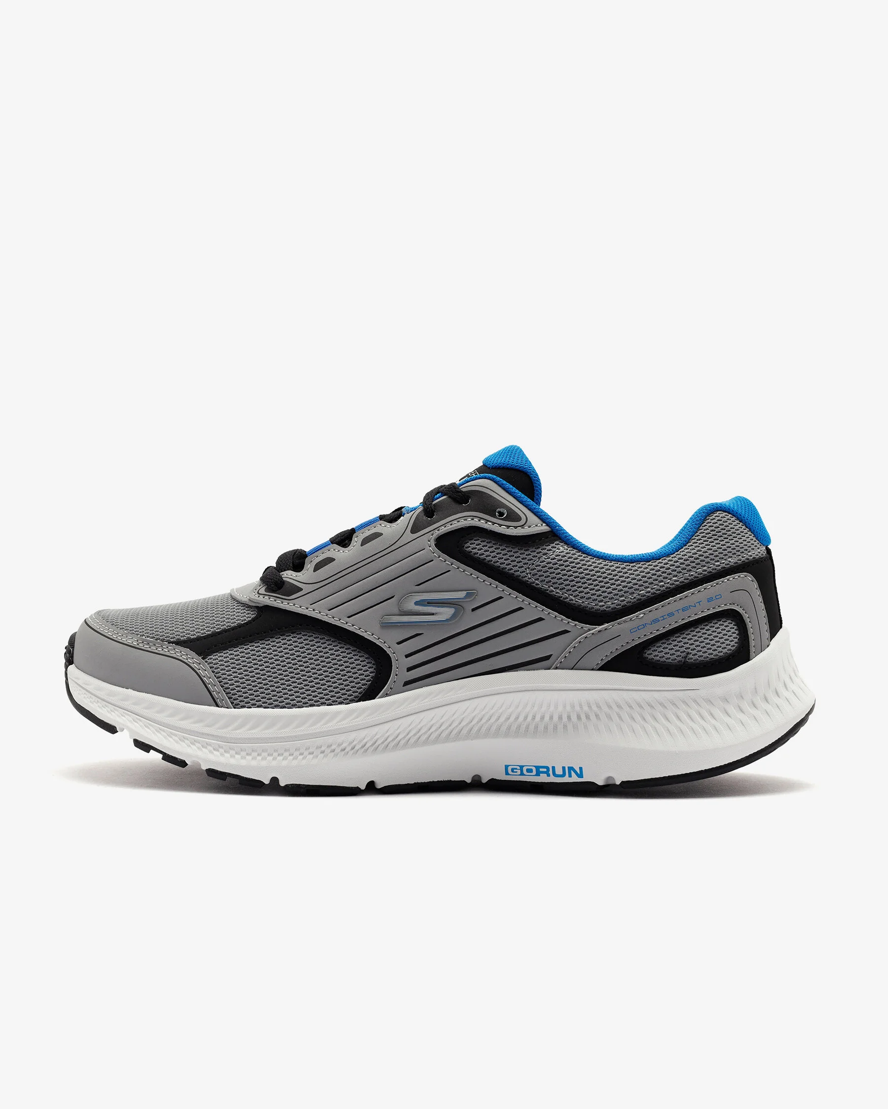 Skechers 220866/GYBK GO RUN CONSISTENT 2.0 Erkek Yürüyüş Ayakkabısı Gri Siyah