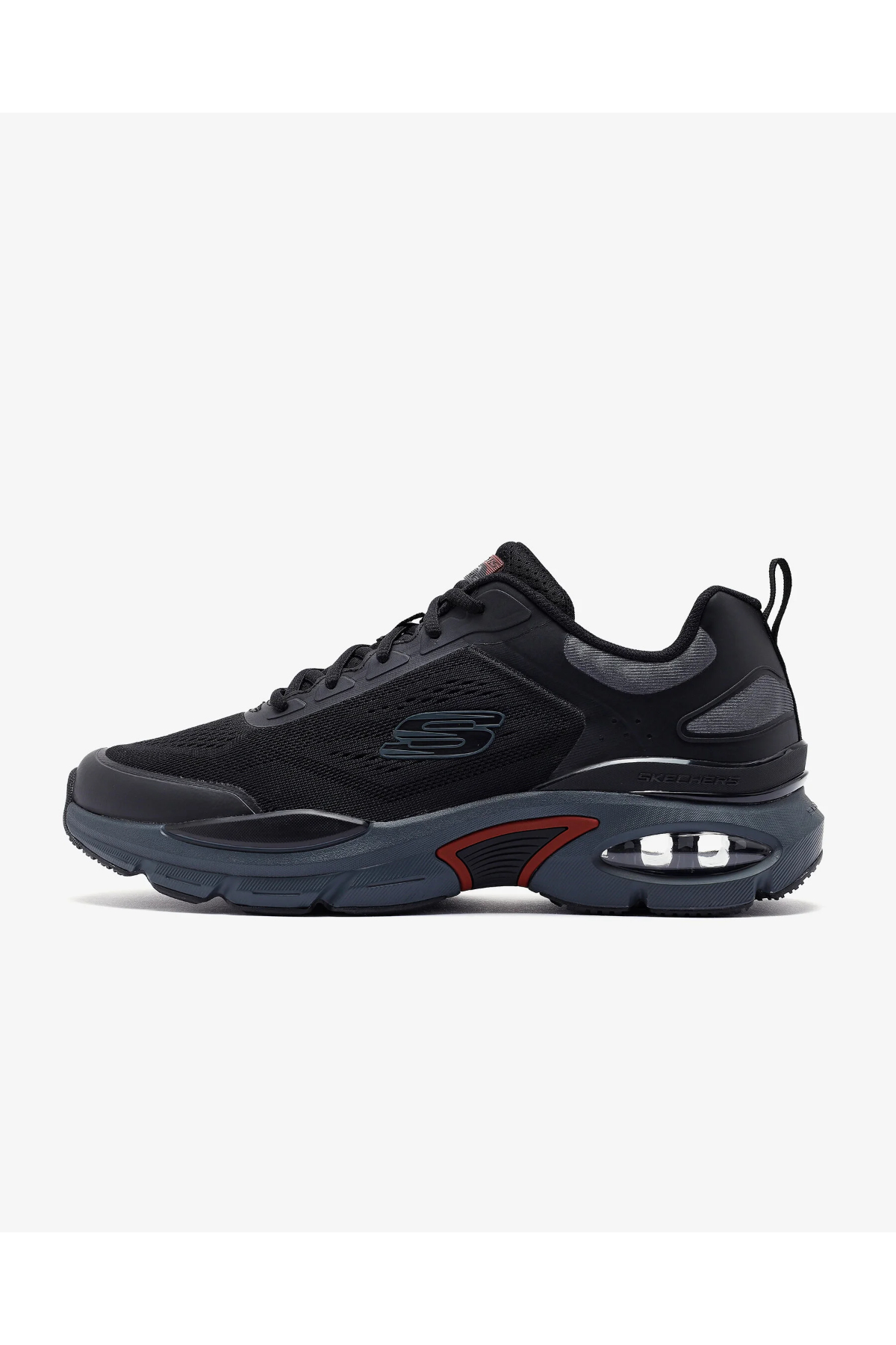 Skechers 232656 / BKCC SKECH-AIR VENTURA-CATACLYSM Erkek Yürüyüş Ayakkabısı Siyah Kırmızı