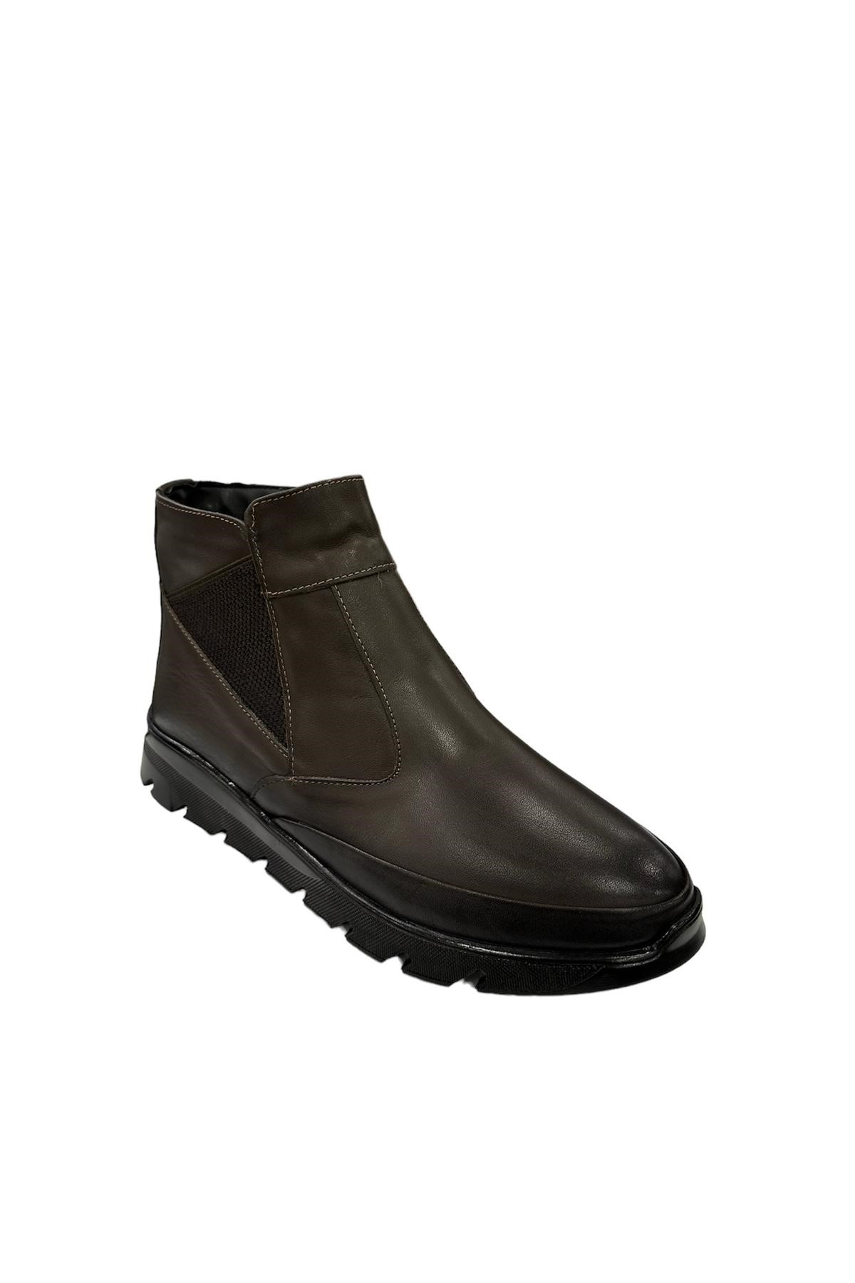 Venüs 2224703k Kadın Deri Bot Kahverengi