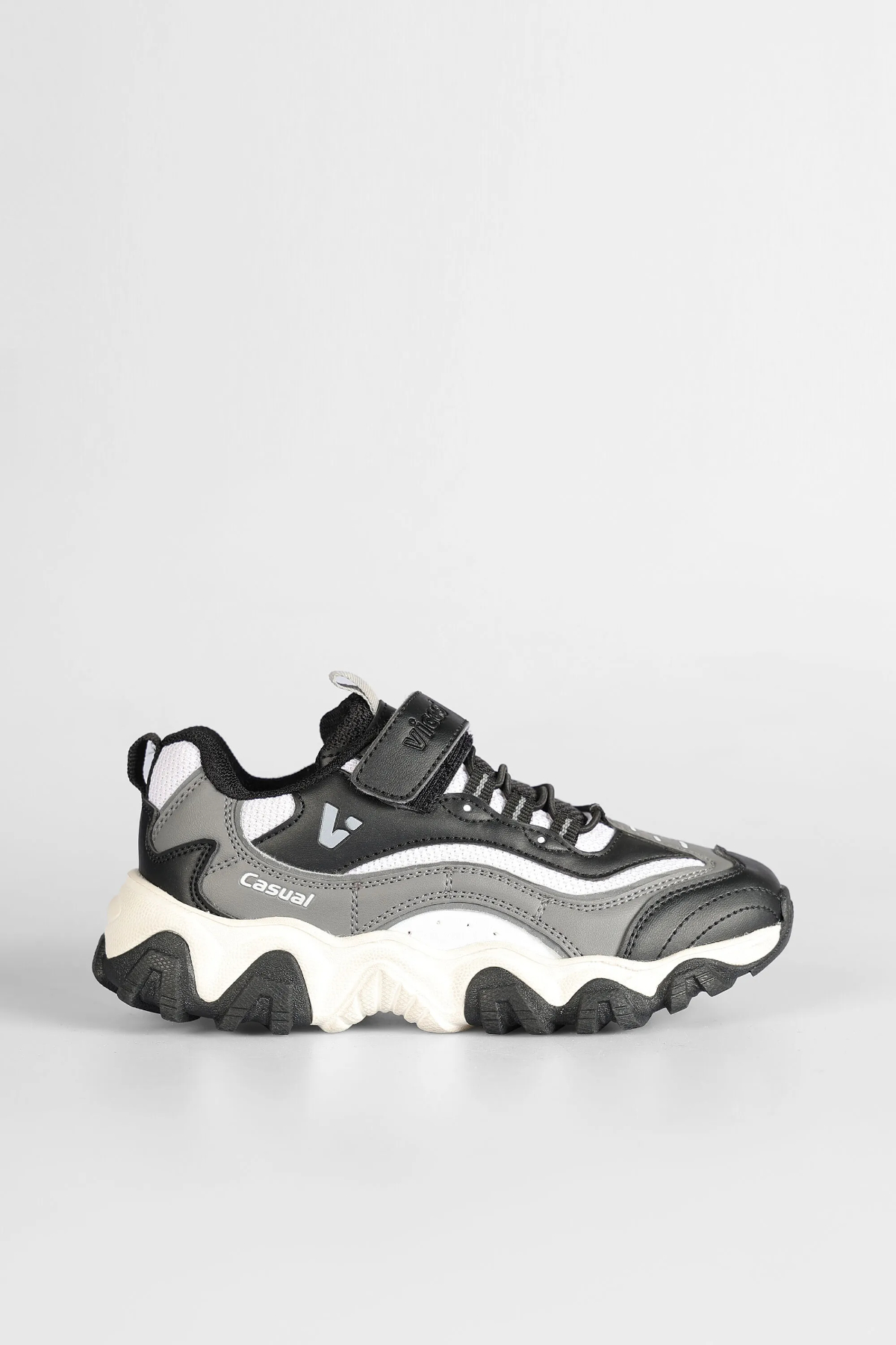 Vicco 346.P25K.244 Pote Çocuk Yürüyüş Ayakkabısı Siyah Gri