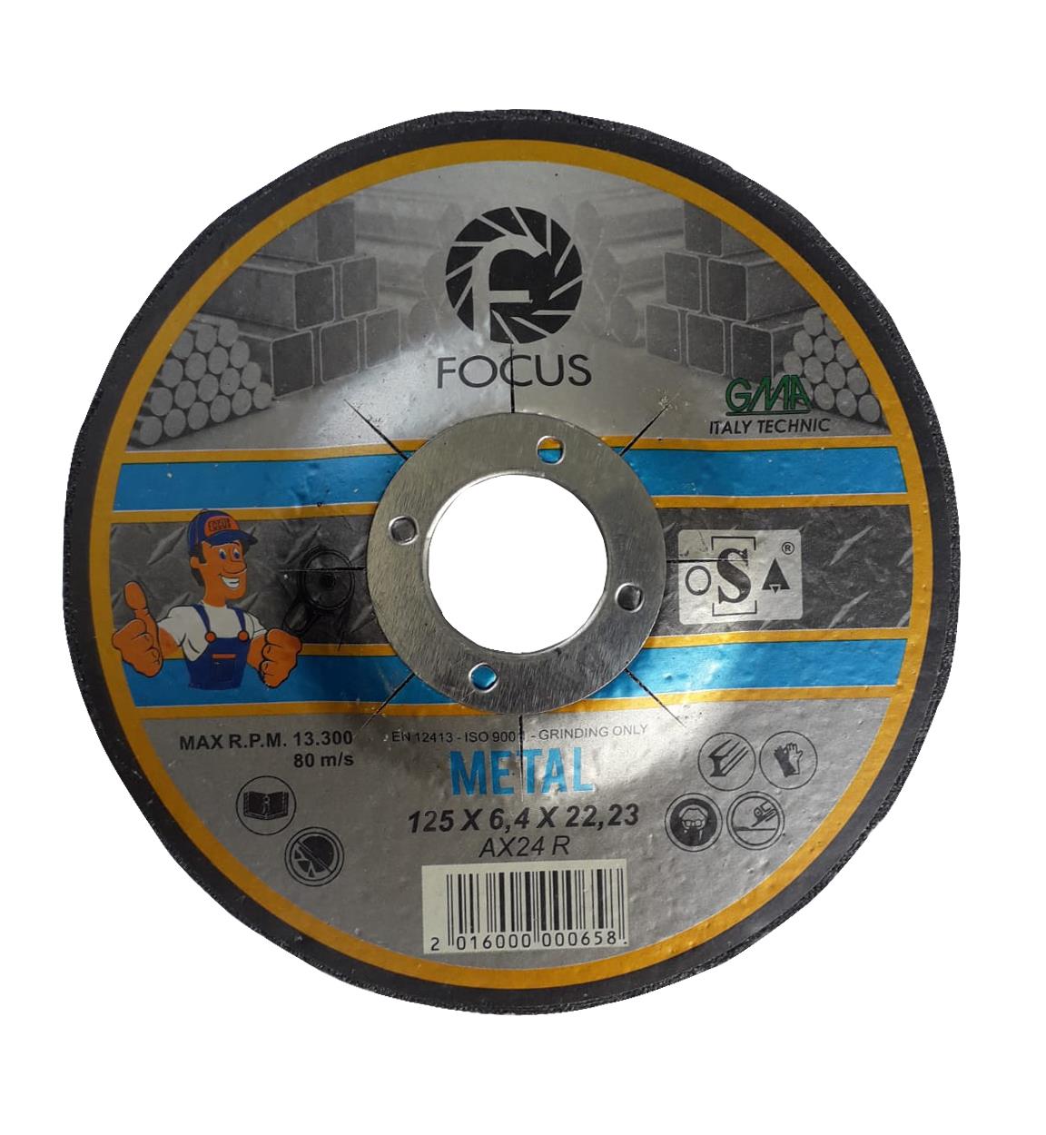 FOCUS DEMİR YEDİRME 125 X 6.4 MM    
