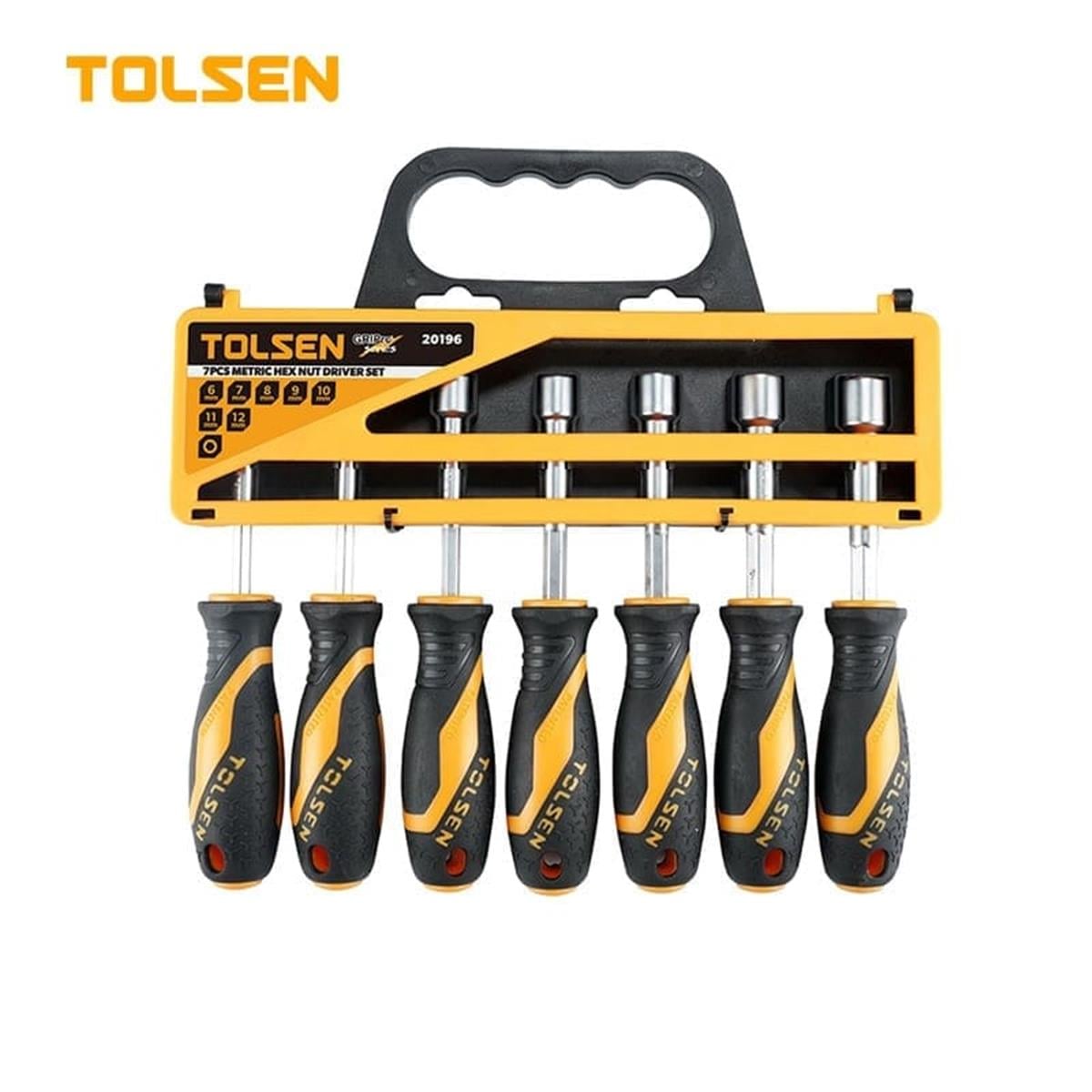 TOLSEN 7 PRÇ. METRİK LOKMA TORNOVİDA SETİ