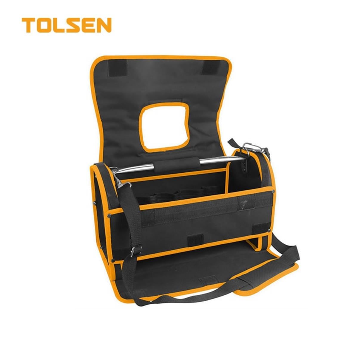 TOLSEN ALET ÇANTASI KUMAŞ ÜSTEN AÇILAN MODEL