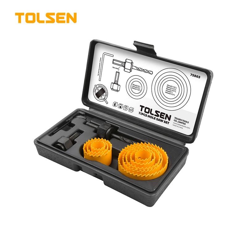 TOLSEN Bİ-METAL PANÇ SETİ 11 PRÇ.