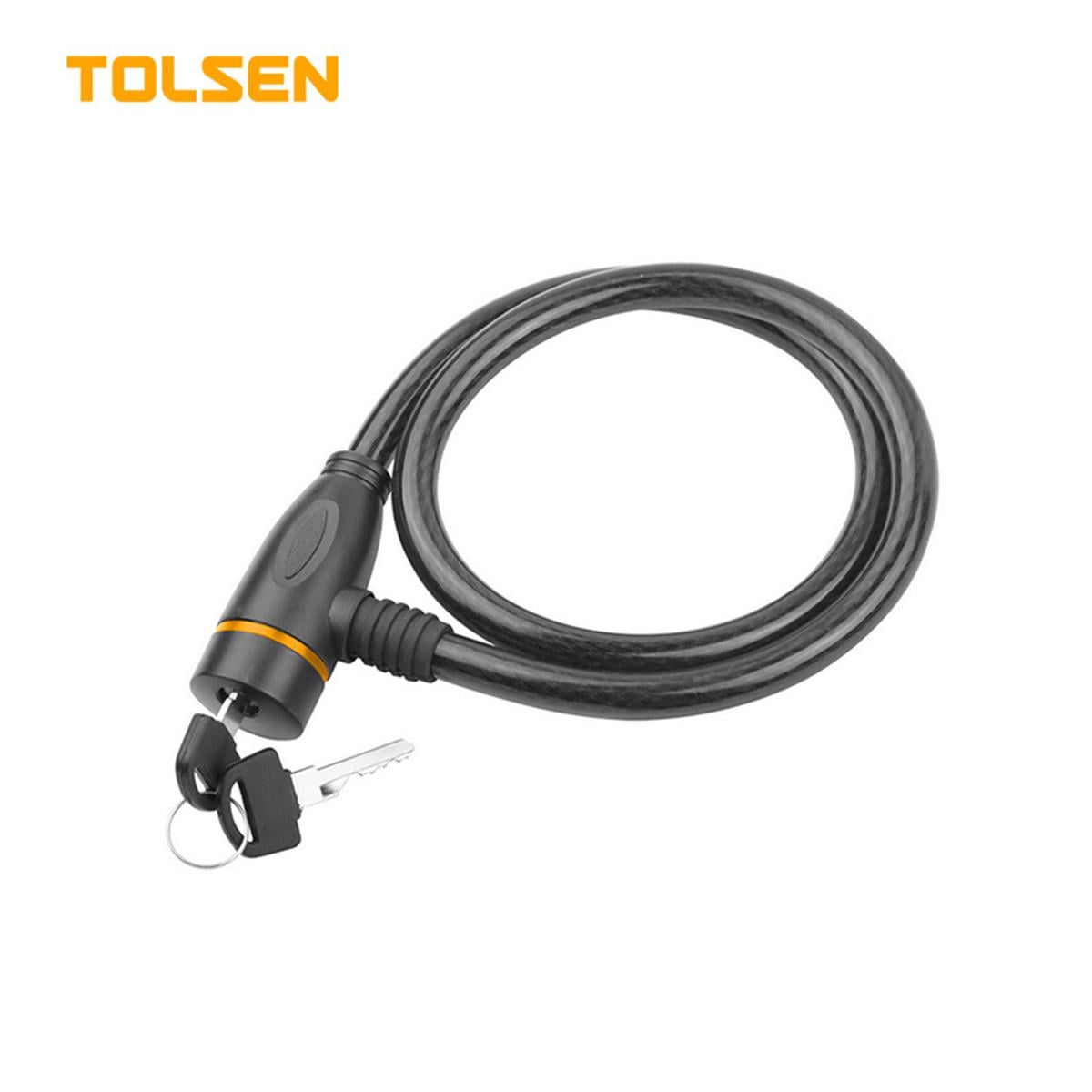 TOLSEN BİSİKLET ZİNCİRİ KİLİTLİ 80 CM