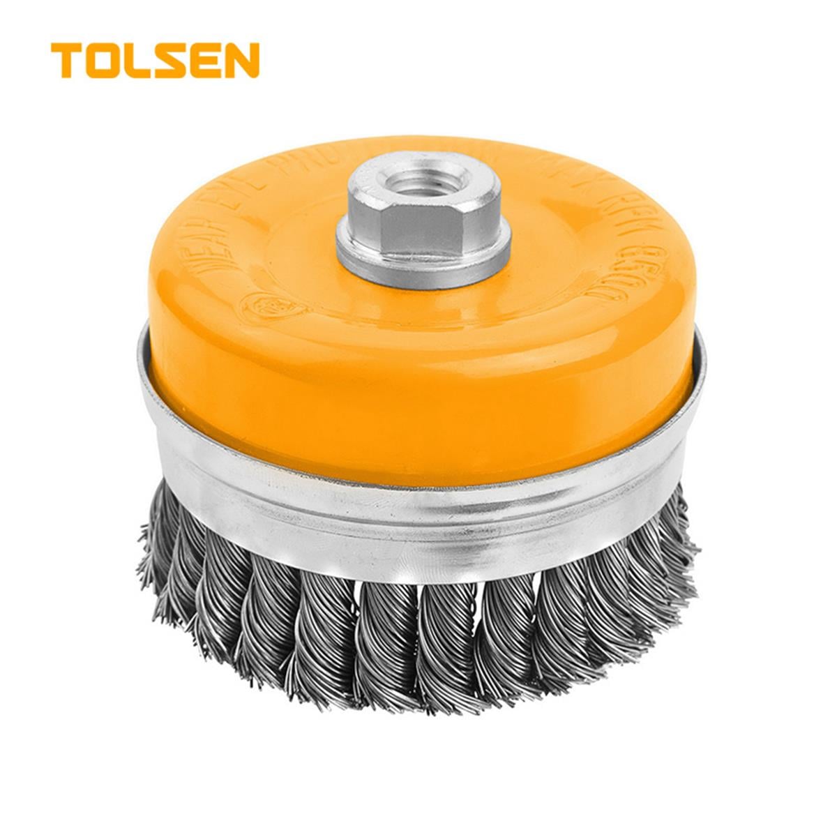 TOLSEN ÇANAK TEL FIRÇA KALIN 100 MM