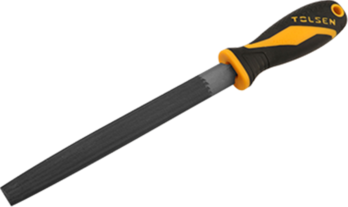 TOLSEN DEMİR EĞE YARIM YUVARLAK 200MM 8