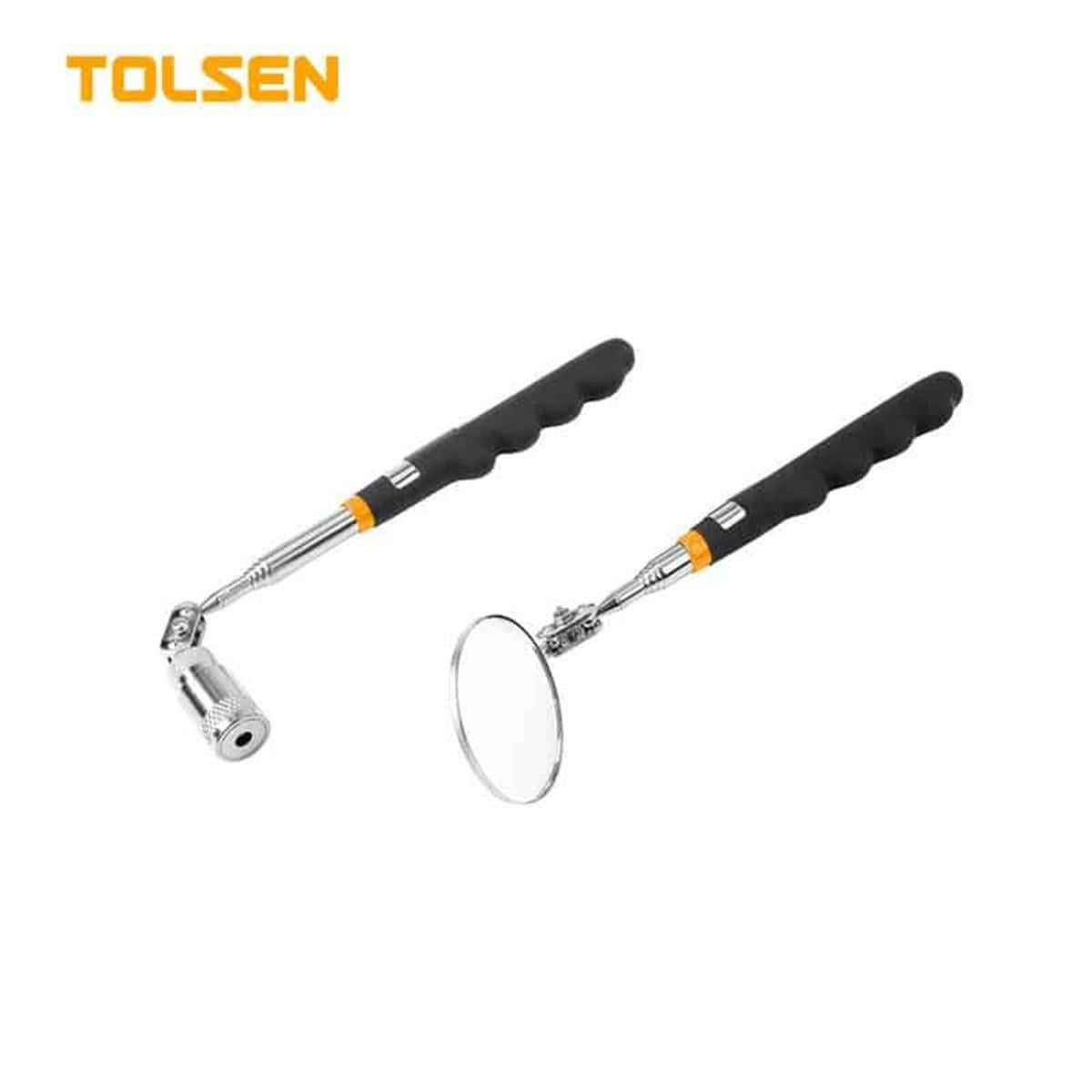TOLSEN DENETİM ALET SETİ LED IŞIKLI İKİLİ 