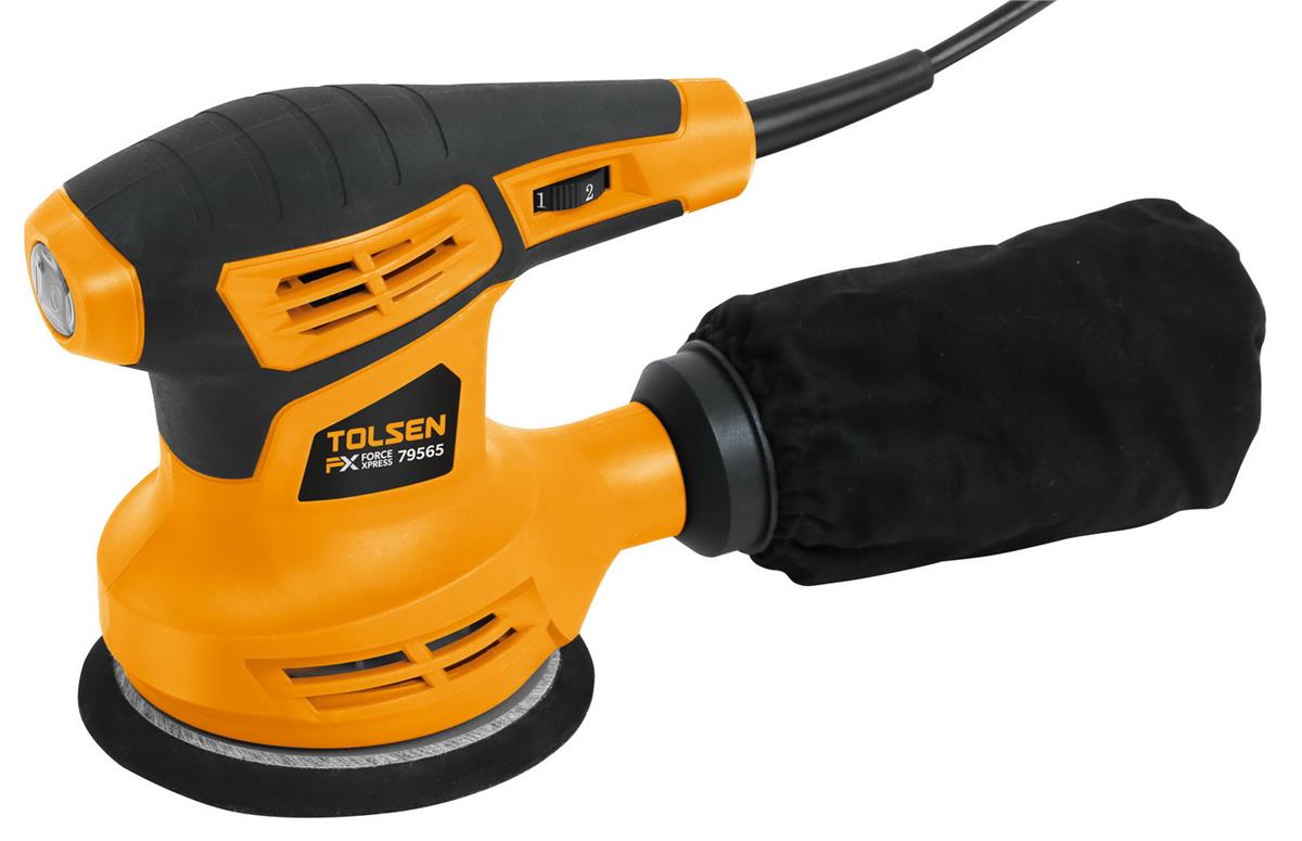 TOLSEN TİTREŞİMLİ ZIMPARA MAK. 125 MM YUVARLAK 