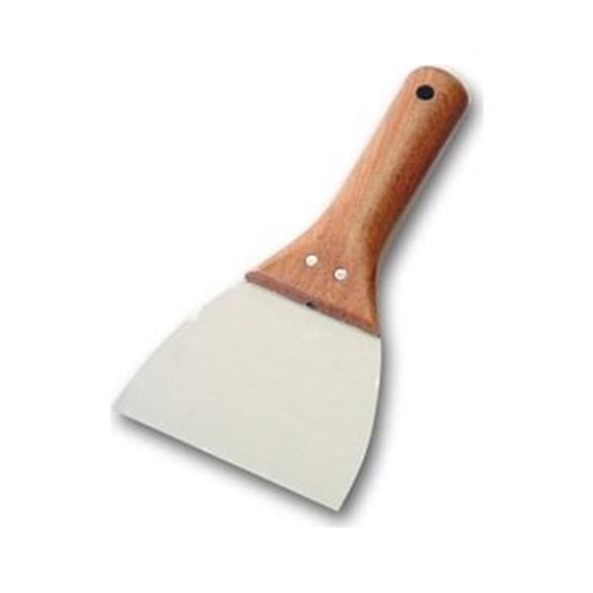 AHŞAP SAPLI ÇELİK SPATULA 3