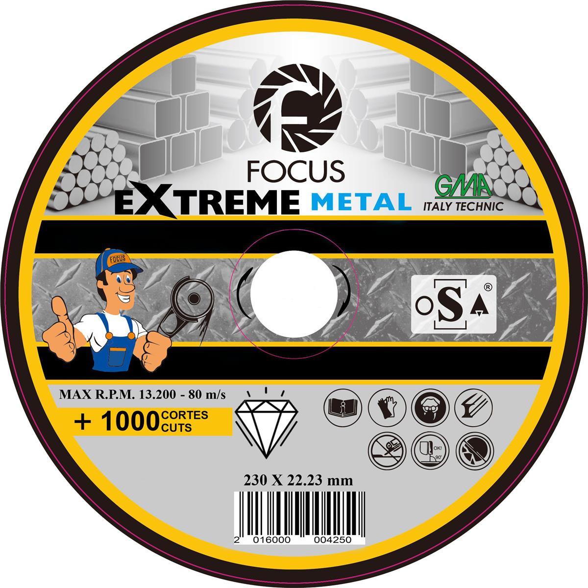 FOCUS EXTREME ELMAS METAL 230 MM
