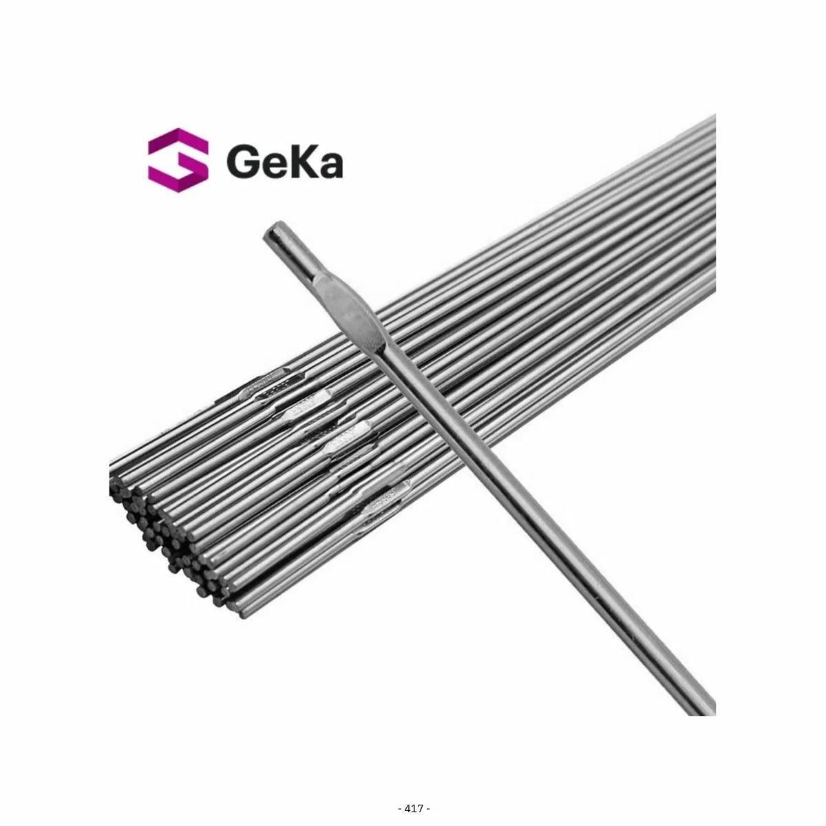 GEKA TİG TELİ ALMG5 1.6 mmX1000mm ALÜMİNYUM İÇİN