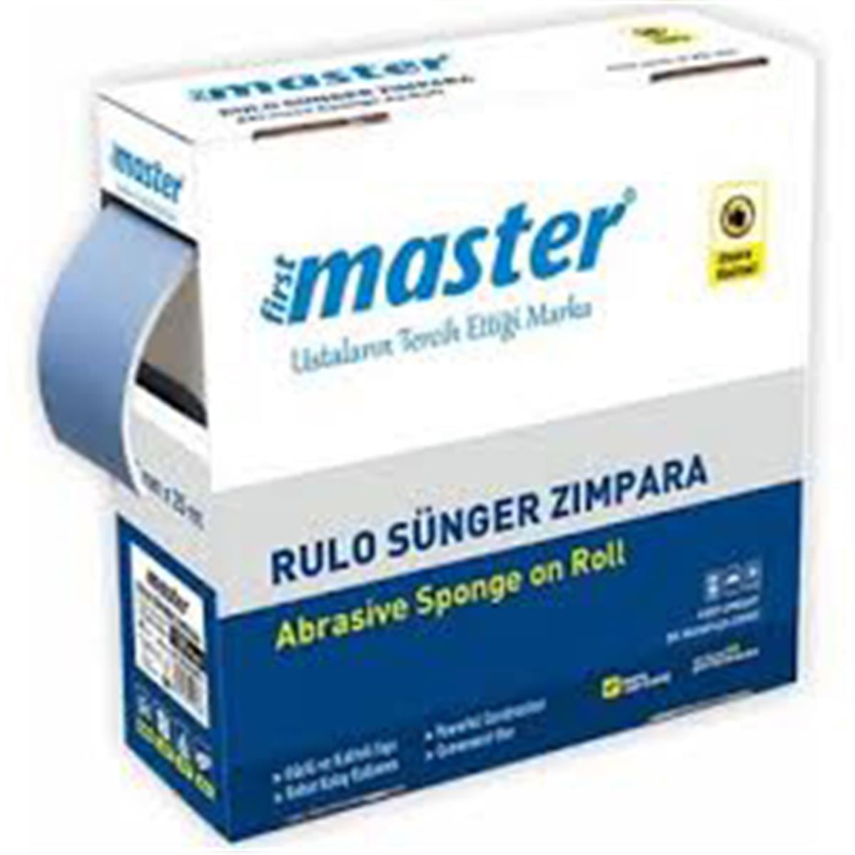 MASTER SÜNGERLİ ROLO ZIMPARA 120 NUMARA