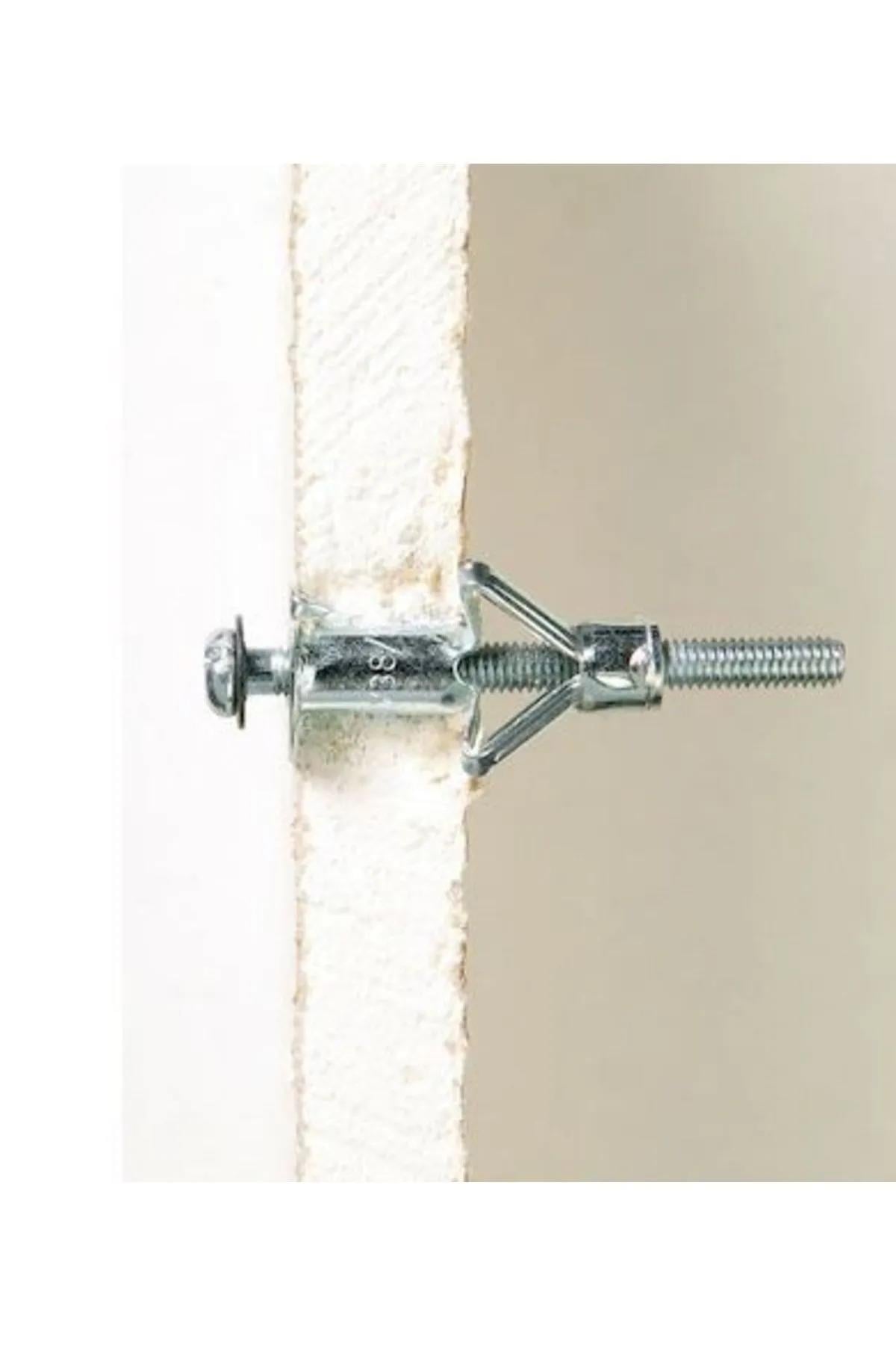 PARAŞÜT TİP ÇELİK ALÇIPAN DÜBELİ M4 X 47 MM